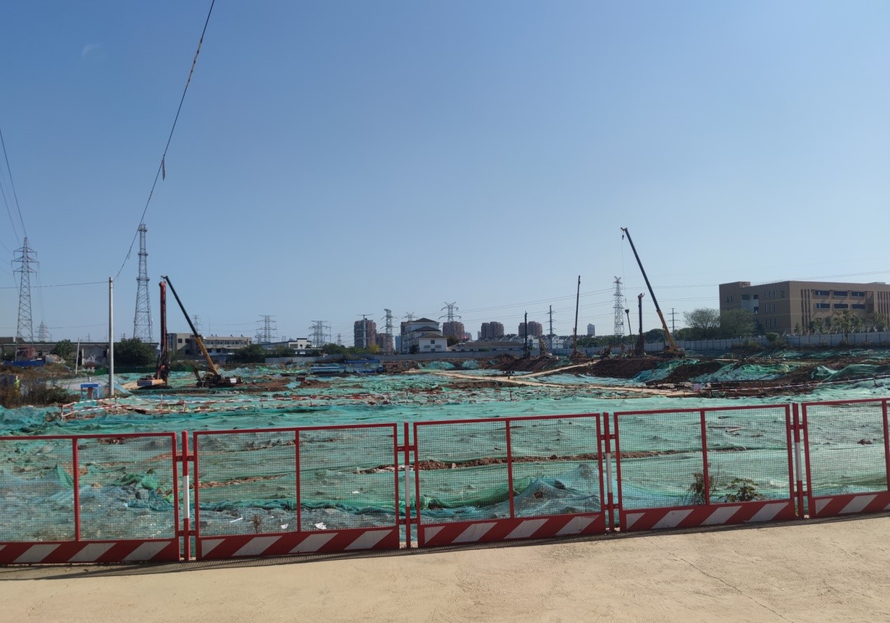 20230201112446686 盘城镇街经济适用房项目桩基工程完工